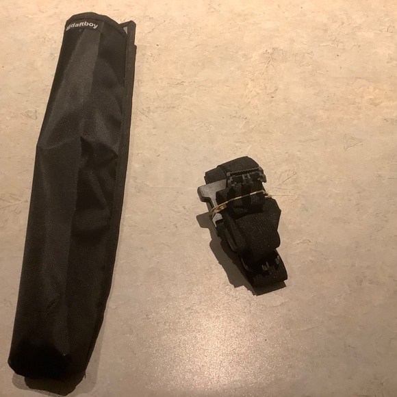 Large Daftboy Custom Ombré Thwoop Fan in shades of Blue & Purple - Picture 3 of 3